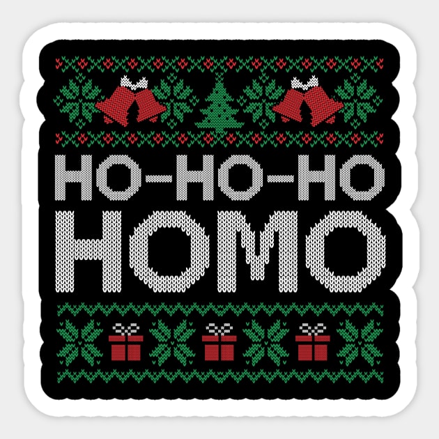 Ho ho cheap homo christmas sweater